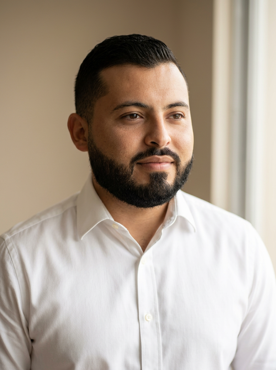 Retrato de Memo Álvarez